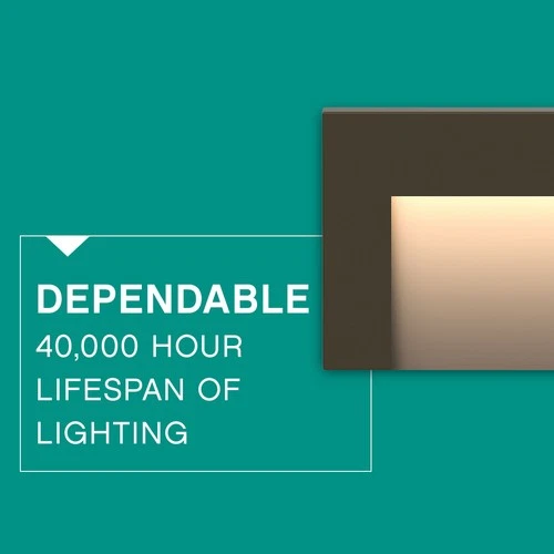 Hinkley Lighting 1553 Bronze Taper 3"H Led Step Light - Picture 5 of 5