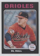 2024 Topps Heritage Black Border /50 DL Hall (White Above Card Number) #500 0t0b