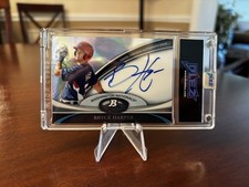 2011 Topps Bryce Harper Platinum Report Rookie On-Card Auto #BPA-BH *Nationals*. rookie card picture