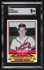 1989 CMC AAA All-Stars/Future Stars John Smoltz #30 SGC 9 MINT HOF 0sa0