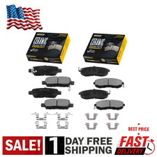 Front & Rear Ceramic Brake Pads For Nissan 350Z Juke Sentra Altima Brake Pad Kit