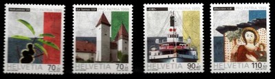 Briefmarken Schweiz 1999 Pro Patria Kulturgüter