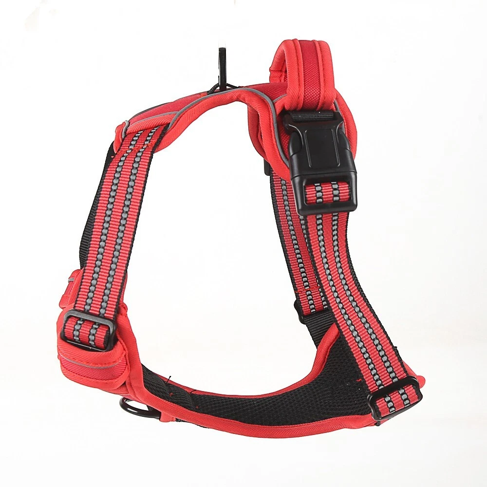 Dog Harness No Pull Adjustable Soft Padded Reflective No-Choke Pet Oxford Vest
