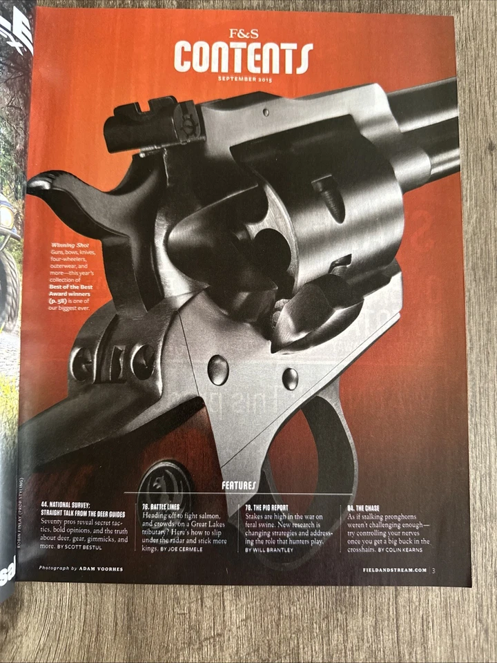 Field & Stream Magazine Deer Guides Top Tips DIY Big Game September 2015 - Image 2 of 3