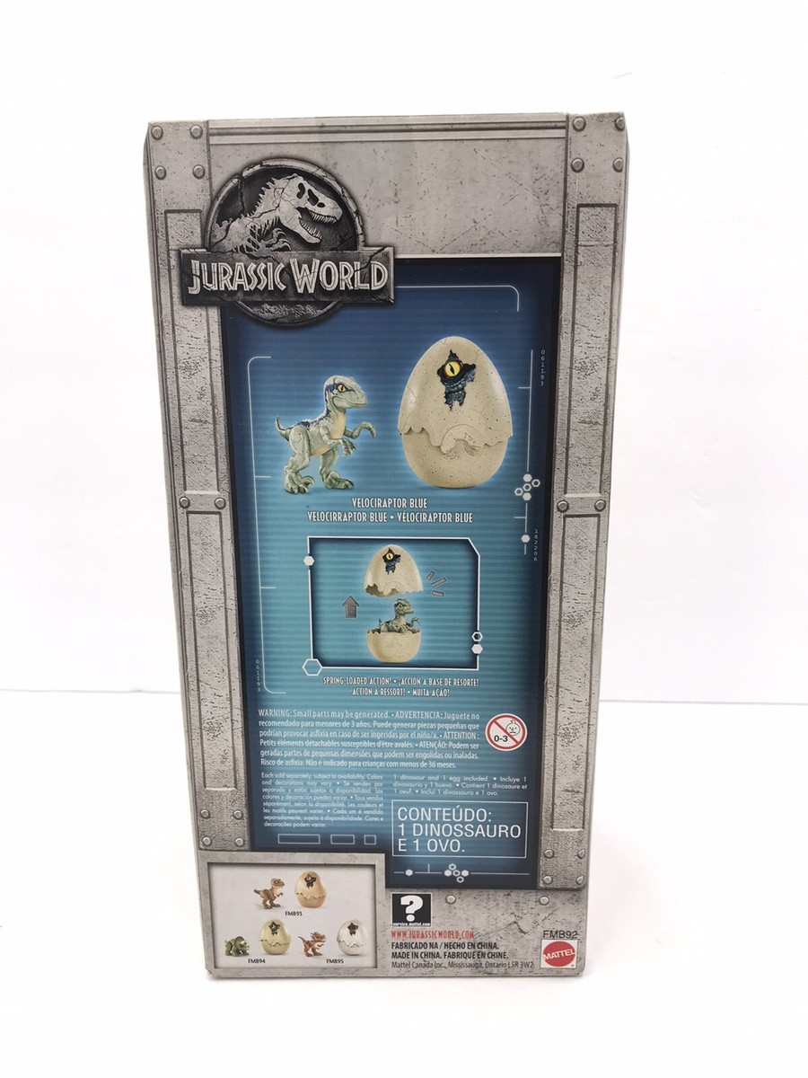 VELOCIRAPTOR BLUE Jurassic World Baby Dinosaur Hatch 'n Play