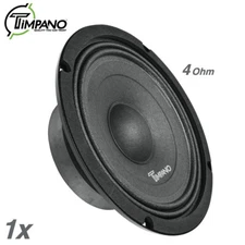 1x Timpano  8" PRO Audio Speaker 700 Watts Shallow Mount TPT-MB8-4 SLIM 4 Ohm 