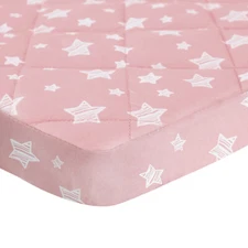 Pack N Play Mattress Pad Cover Printed Mini Crib Quilted Playpen Pad 39"×27"