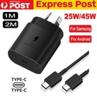 45W Super Fast Charger w/Type-C Cable For Samsung Galaxy S22-25 ultra iPhone