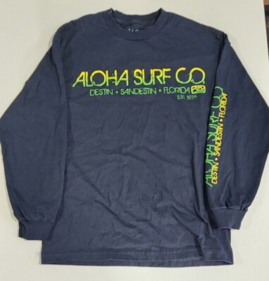 Aloha Surf Company Long Sleeve Shirt Sandestin Florida. 