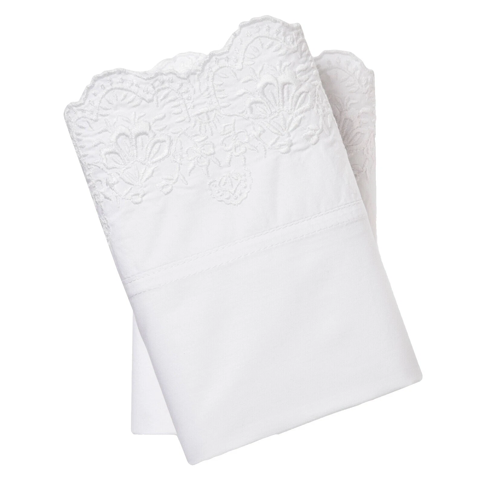 Lace White Pillowcases