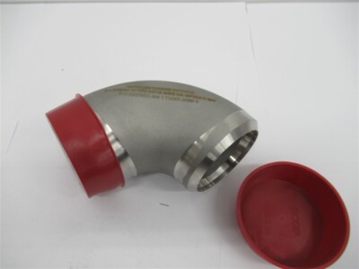 2-1/2'' Nom SCH40 Stainless Steel Seamless 90° Elbow Marine Fitting