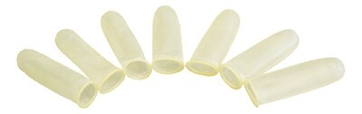 Finger Cot Large 2-3/4 Inch Powder Free Latex NonSterile Box of 144 - Picture 2 of 2
