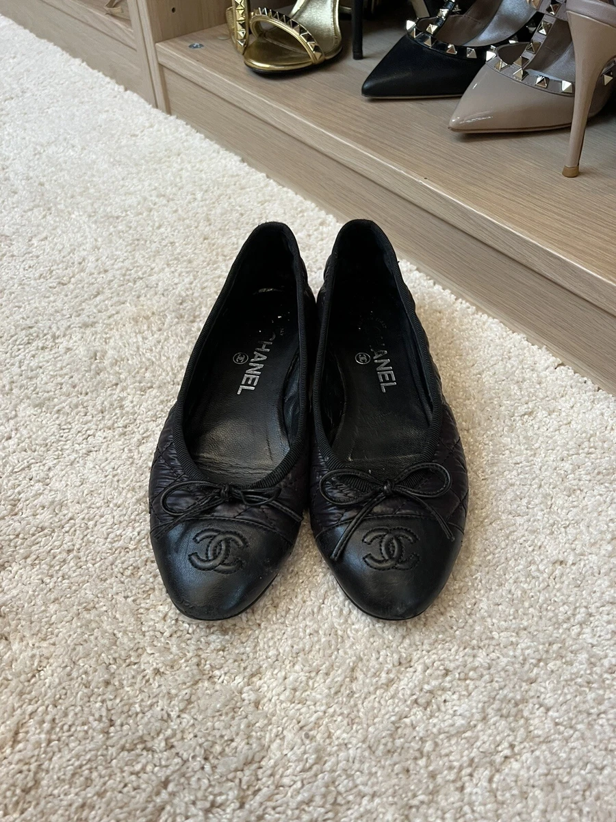 Chanel ballerina heels sales