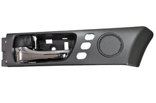 Interior Inside Door Handle Black Chrome with 3 Memory Seat Holes Front Left