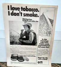 1977 Walt Garrison Skoal others Smokeless Tobacco Original Print Ad Vintage 70s