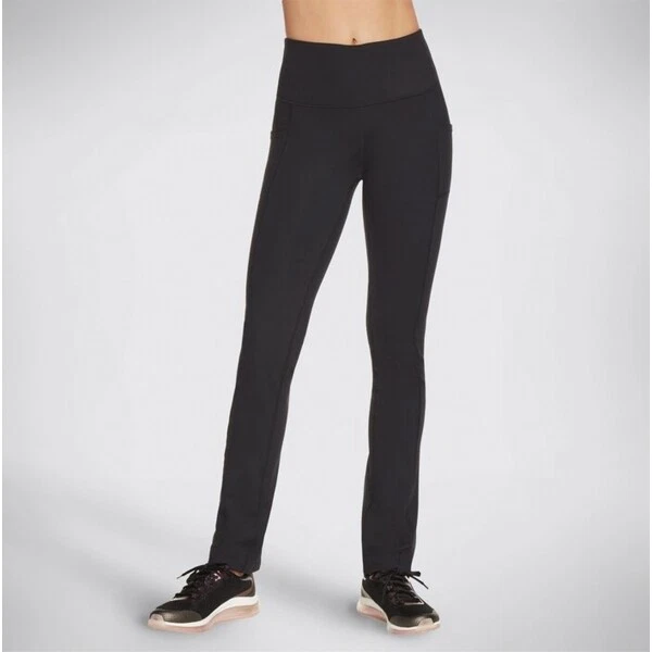 Skechers GOWALK PANT JOY Ladies Stretch Gym Trousers Sweatpants Leggings Black
