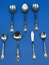Rogers Precious Rose🌹 Rogers Co Stainless  - Serving Set (7 Pieces)