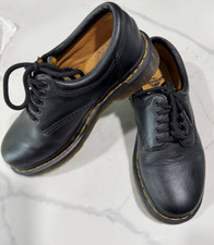 Vtg Dr. Doc Martens 8053 Oxford Shoes Mens 4 UK 5 US Black Leather