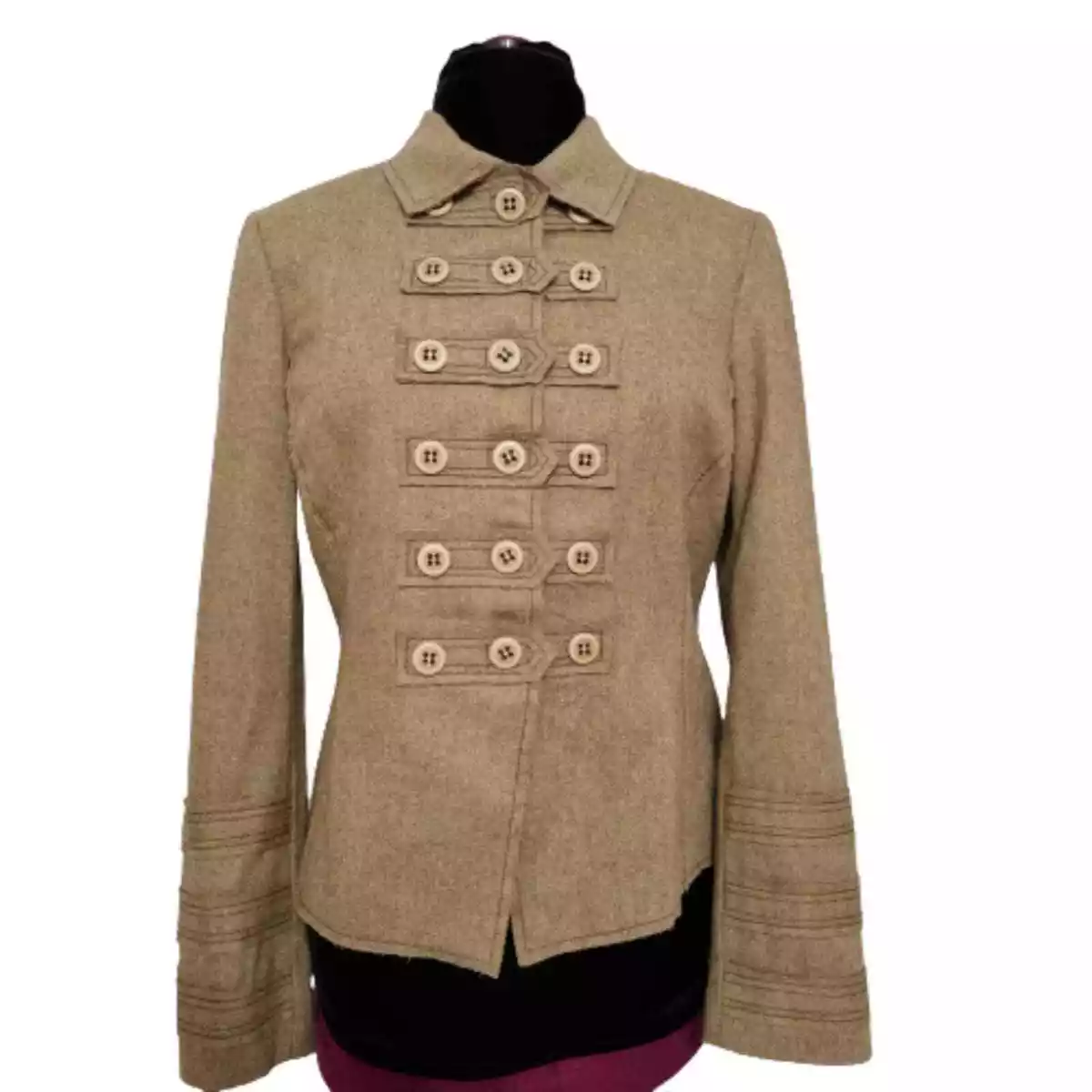 Triple breasted best sale blazer