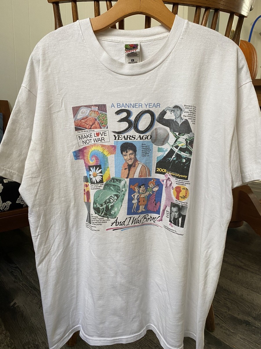 Rare Vintage 90s Remembering the '60s Decades T Shirt XL | eBay