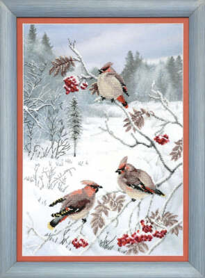 Crystal Art Embellished stitch kit BT-528C Winter treat