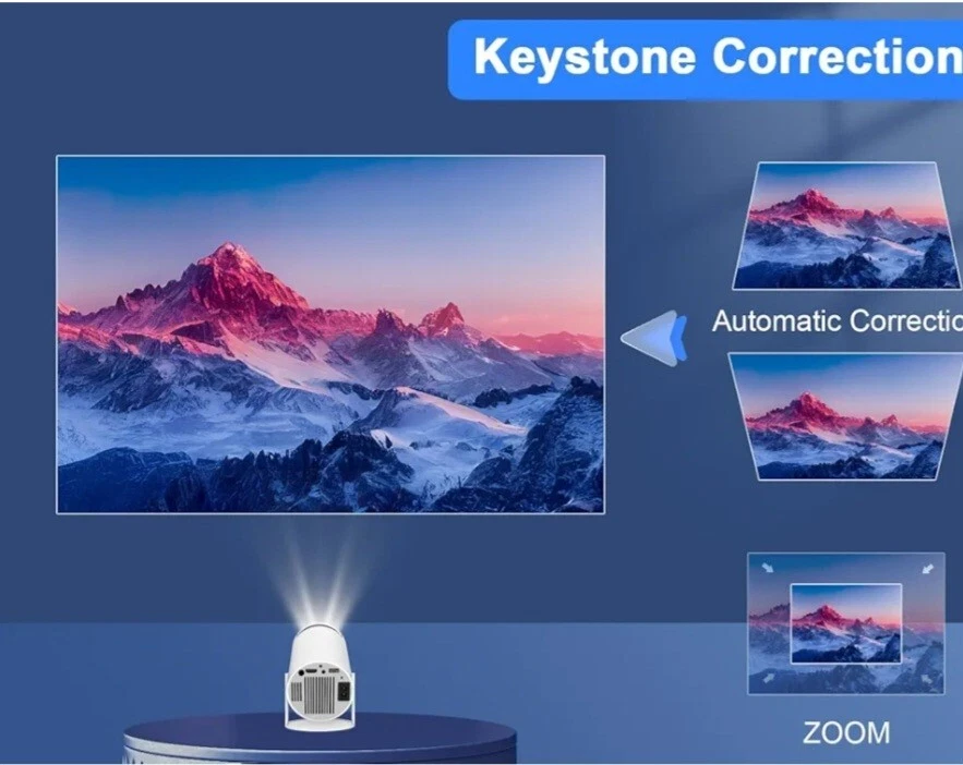 Magcubic HY300 Pro 4K Projector, Dual WiFi6 BT5.0, Home Theater System - USA - Image 3 of 4