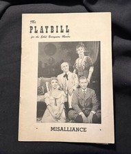 Misalliance Playbill Ethel Barrymore Theatre May 1953 Barry Jones NYC Drama