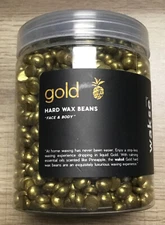 Wakse Gold Hard Wax Beans Face & Body, 4.8oz.