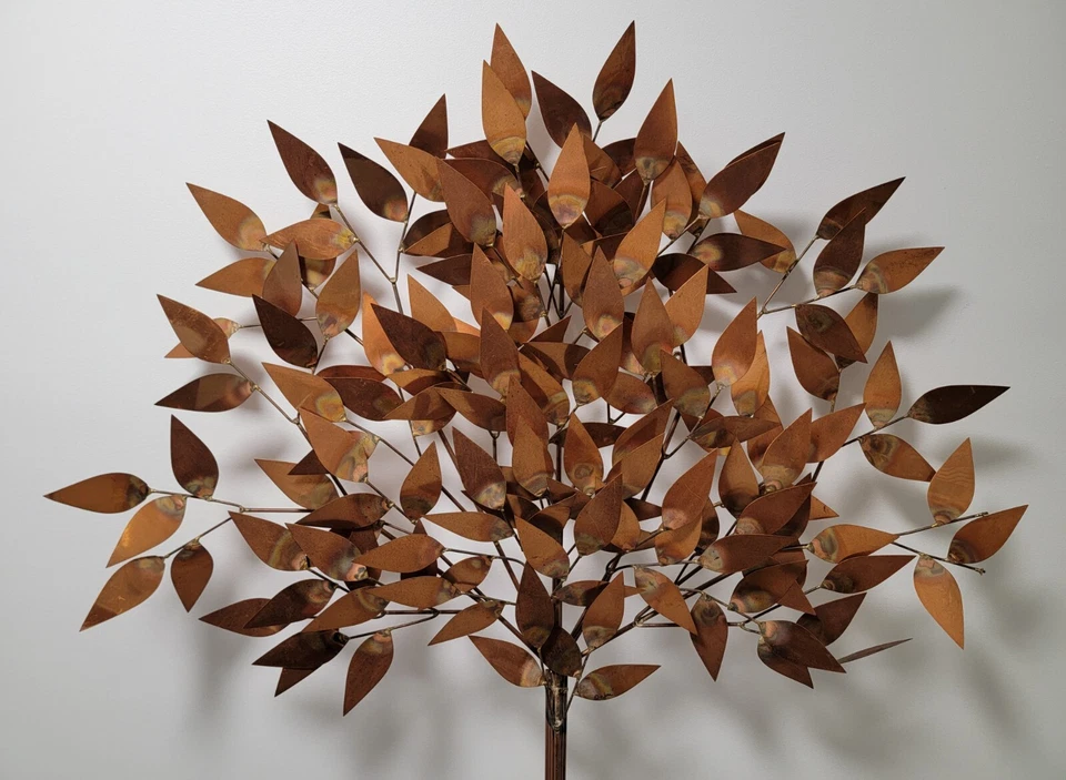 Rare 1970 Mid Century Modern Brass/Copper Tree  Hand signed by Curtis Jere  - Image 2 of 4