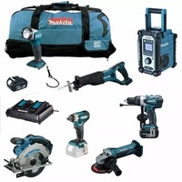 Makita Lxt 18V 11Tlg Akku Werkzeug Set + DTW181 Z Akku-Schlagschrauber Rfe Rmj Z