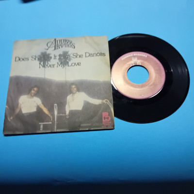 ADDRIDI BROTHERS '' DOES SHE DO IT LIKE SHE DANCES'' 45 RPM 1978 BUDDAH RECORDS
