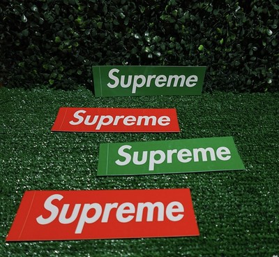 Supreme box logo sticker green 10枚