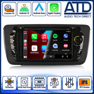 Android Autoradio für Seat Ibiza Mk4 CarPlay SatNav IPS DSP HeadUnit 6J (08-17)
