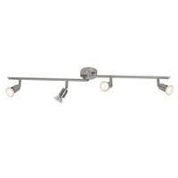 Brilliant Loona Decken Spot Strahler Spotrohr Leuchte Lampe 4-Flammig GU10 Eisen