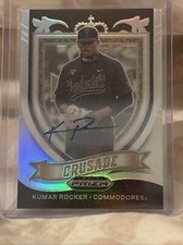 Kumar Rocker Prizm Draft Picks 2021 Crusade Silver Prizm Autograph Auto Rangers