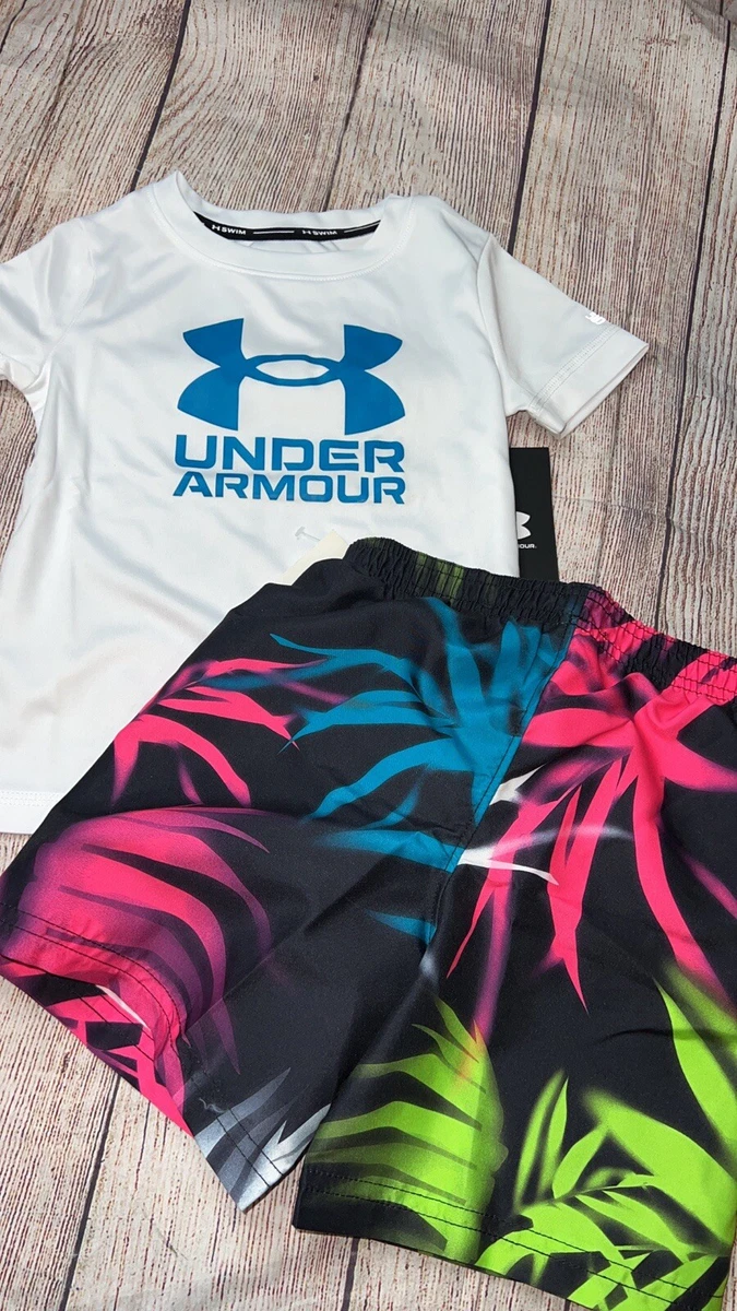 Boys under armour store bathing suit