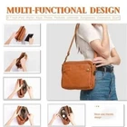 Crossbody Shoulder Bag Women's Handbag Bag Crossbody Bags Three Layer Leather
