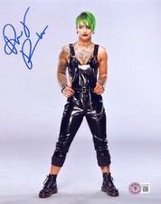 *FULL BODY SHOT* WWE WWF AEW RUBY RIOTT SIGNED 8x10 BECKETT AUTO