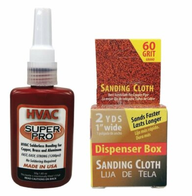 #ad #ad HVAC SUPER PRO SOLDERLESS BONDING FOR COPPER BRASS AND ALUMINUM $49.99