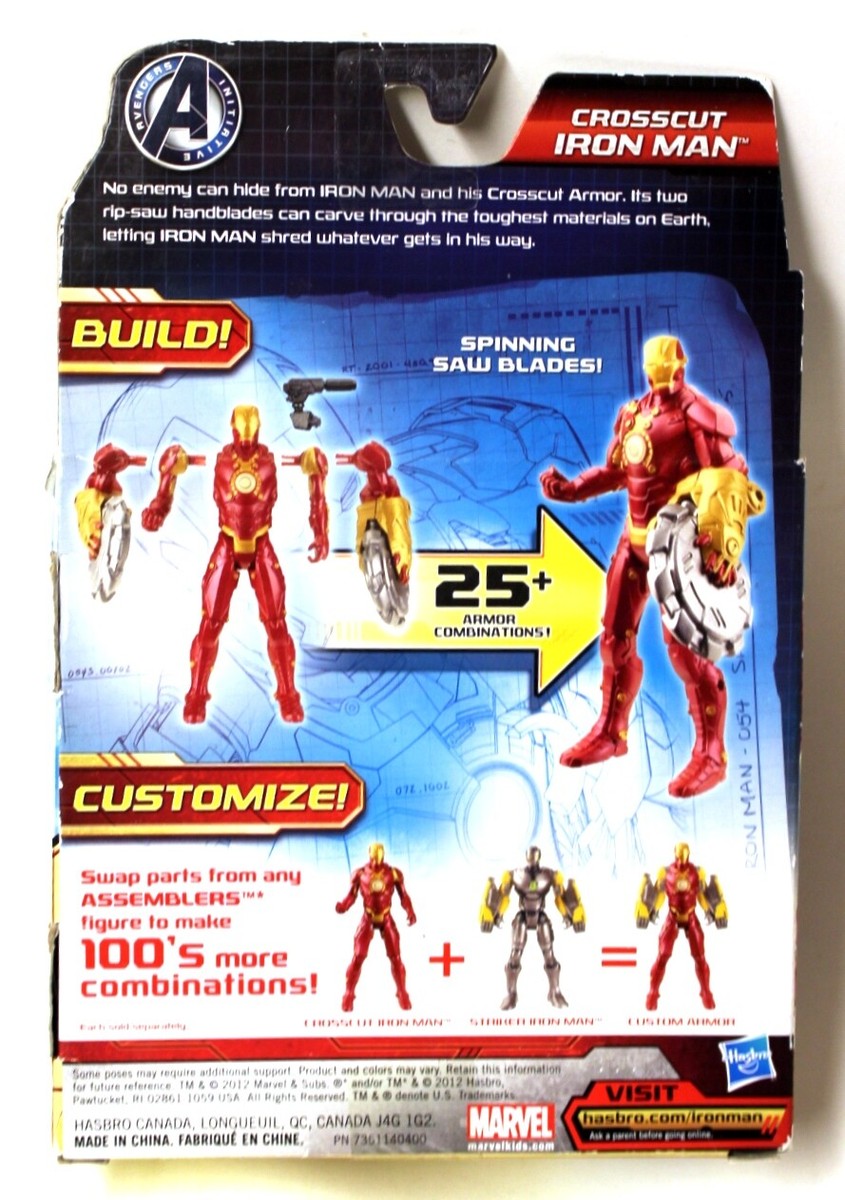 Iron Man3アイアンマン３ crosscut Iron manクロスカット　アイアンマン Amazon.com: Marvel Iron Man 3 Assemblers Crosscut Iron Man