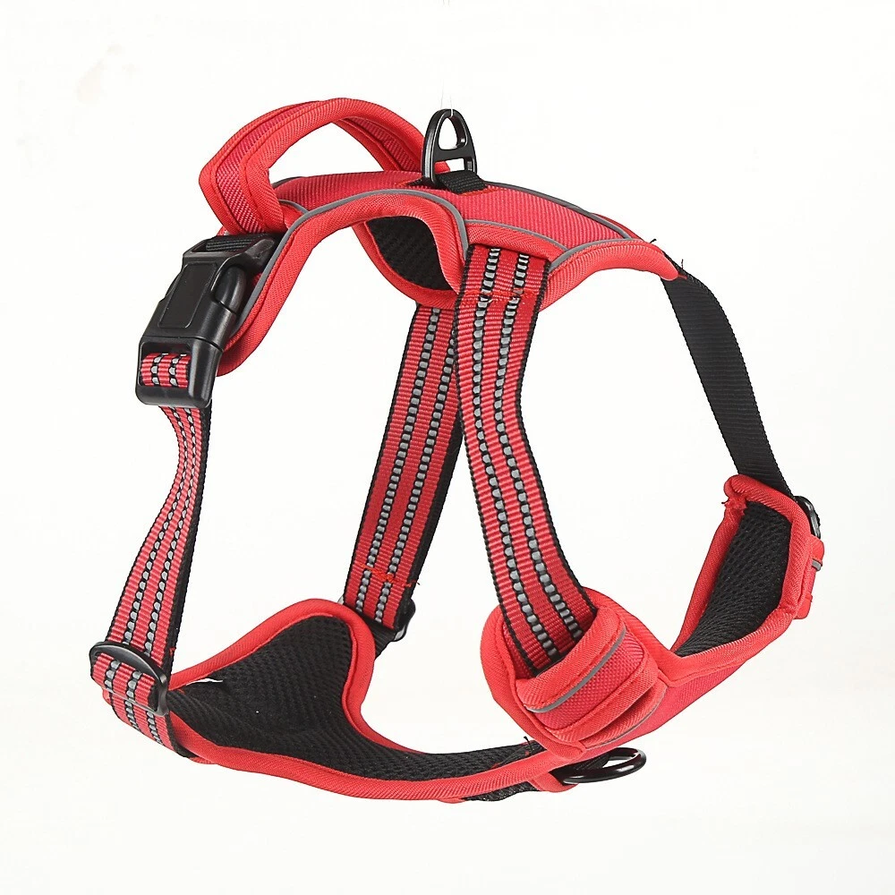 Dog Harness No Pull Adjustable Soft Padded Reflective No-Choke Pet Oxford Vest