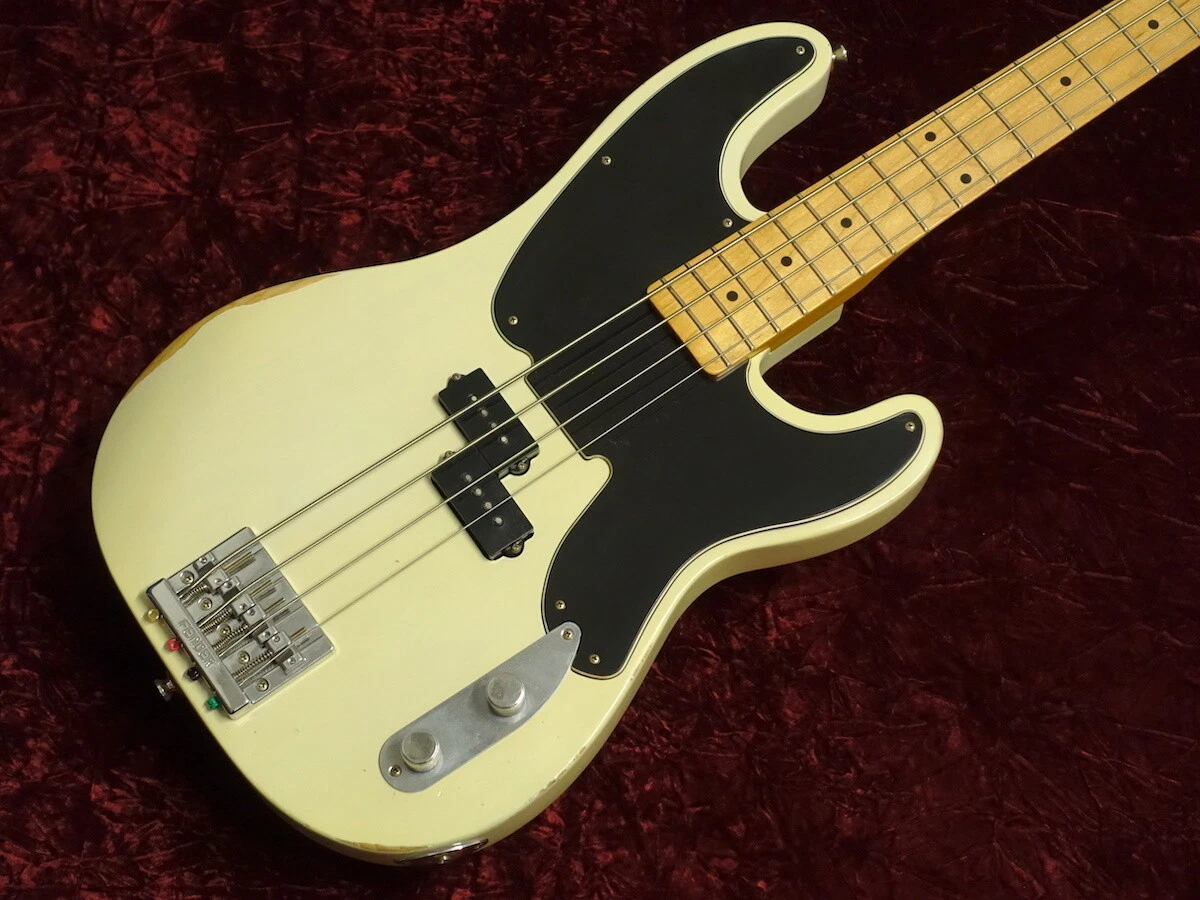 Fender Mike Dirnt Road Worn Precision Bass White Blonde *Jh470