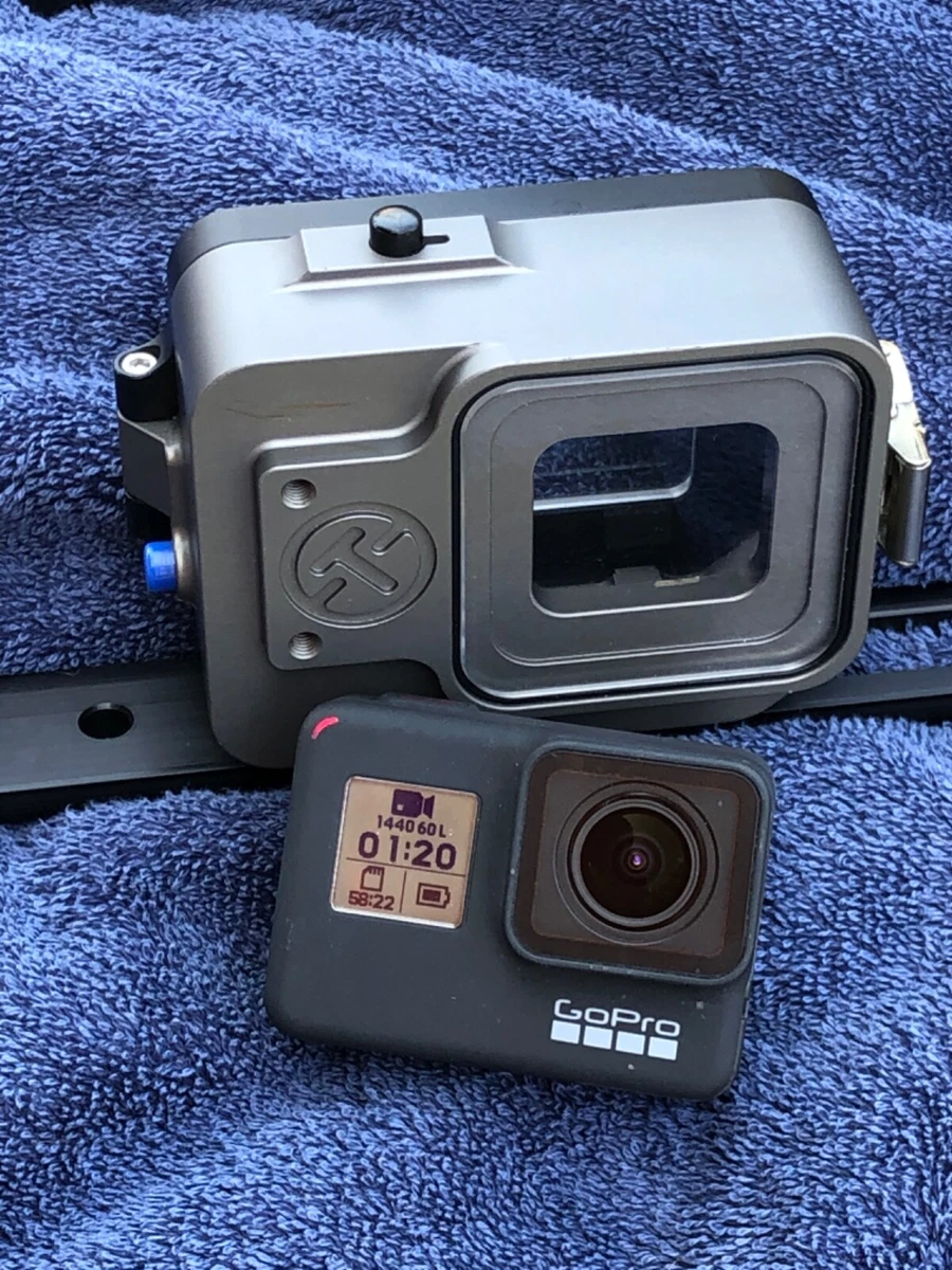 GoPro 7 Black, Metal T-Housing, Light, Arm, Tripod, CU Lens