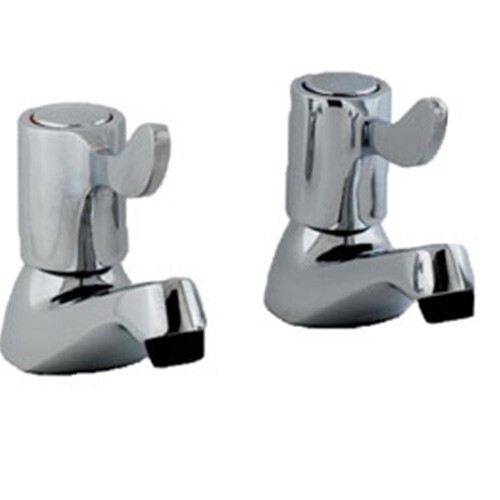 Norbreck Bathroom & Tile Centre Primaflow - Pro Lever Basin Pillar Taps In Chrome (Pair) - Image 3