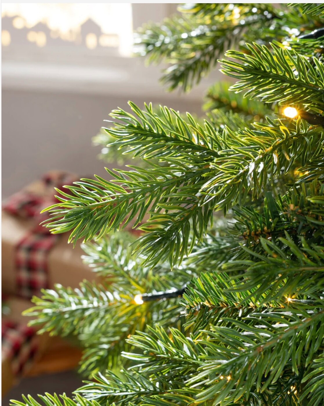 PreLit Balsam Fir Christmas Tree 6ft /1,8m Green Luxury Christmas