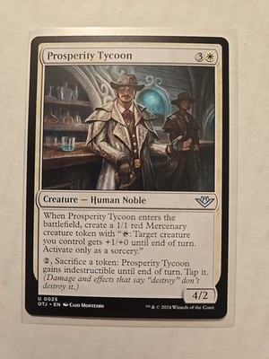 Prosperity Tycoon - Outlaws of Thunder Junction - LP - Uncommon - Creature - MTG