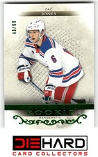 2021-22 Upper Deck Artifacts #179 Zac Jones Emerald #/99 New York Rangers RD