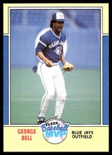 George Bell 1988 Fleer Baseball MVPs #1 Blue Jays MLB READ FREE SHIPPING