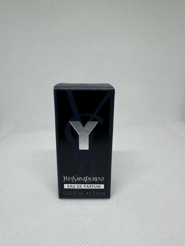 YSL YVES SAINT LAURENT Y EAU DE PARFUM MINI BOTELLA SPLASH 0,25 FL OZ / 7,5 ML  Foto 2 de 2