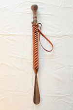 Brass Wood Shoe Horn Long Handle Handmade Shoe Helper Shoe Shovel Gift Item